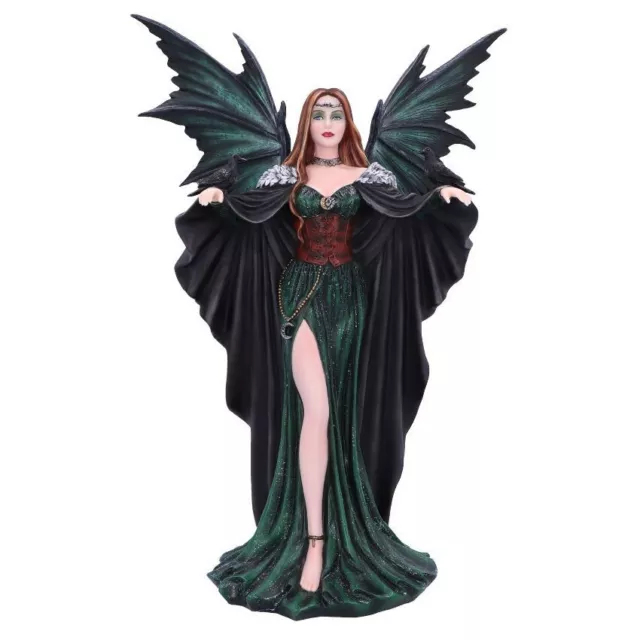 Fairy Figurine Nemesis Now Leila Large Angel Of Darkness Gothic Hand Painted