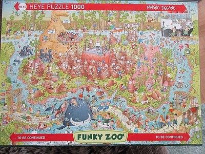 Heye PUZZLE GRAFICA HEYE FUMETTI TRANSYLVANIAN HABITAT FUNKY ZOO DEGANO 1000 PZ 