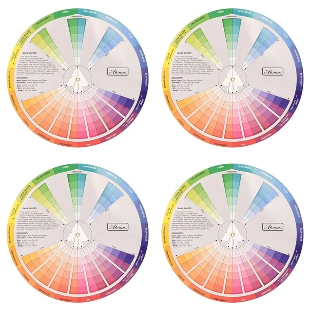 4 PIEZAS Rueda de color creativo Rgb rueda color espectro rueda