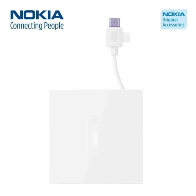 Nokia Power Bank dc-18 Compatto 1720 mAh 02737T1 Bianco Cavo retraibile