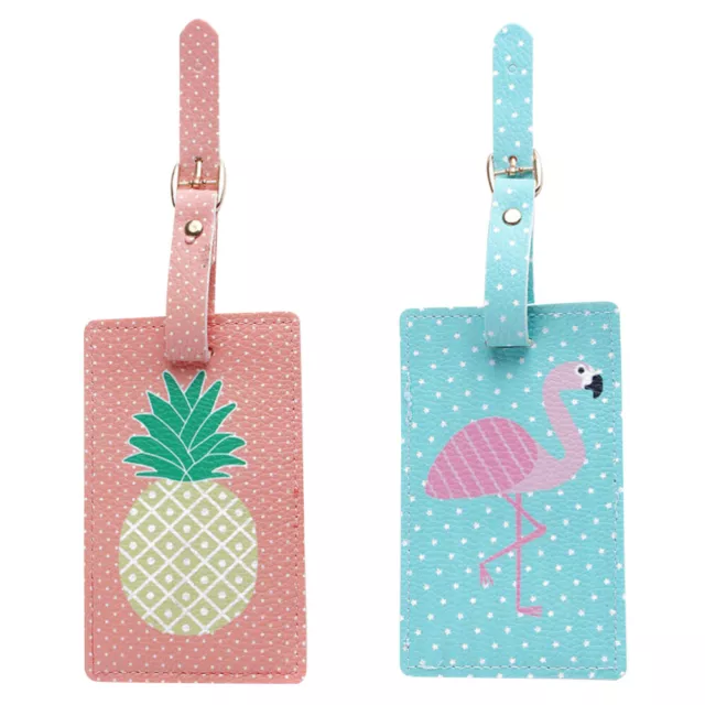 Travel Bag Tag Flamingo Suitcase ID Labels Tag Kids Children Students Adults
