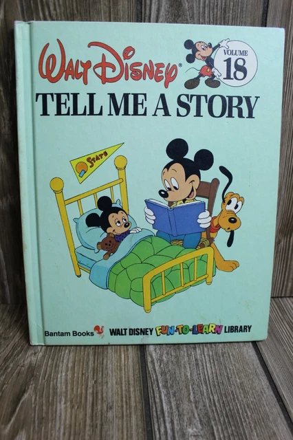 Walt Disney Hardcover Book Tell Me A Story Fun to Read Library Volume 18