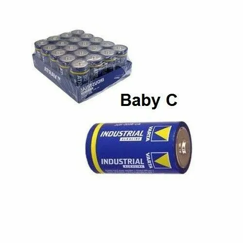 Baby C LR14 VARTA Industrial Alkaline 4014 MN1400 Hochwertige Batterie neu Stück