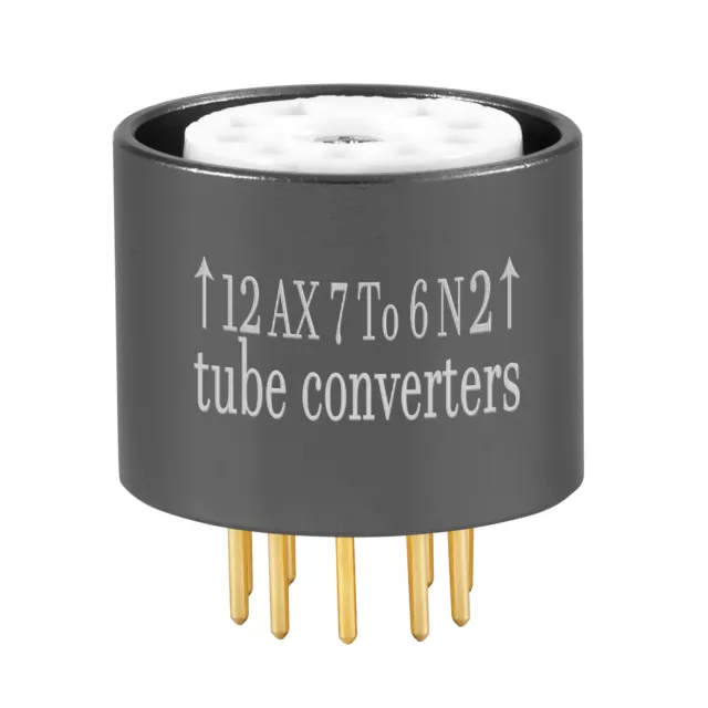 Amptata 12AX7 12AU7 T7 ECC83 ECC82 to 6N2 6N6 6922 Vacuum Tube Adapter Converter