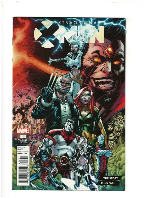 Extraordinary X-Men #8 NM- 9.2 Marvel Comics 2016 Story Thus Far Variant