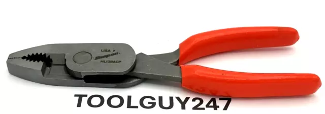 SNAP ON TOOLS USA  ORANGE 8" High Leverage Combination Pliers HL138ACP O NEW