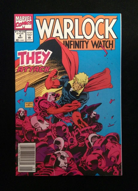 Warlock and the Infinity Watch #4  MARVEL Comics 1992 VF+ NEWSSTAND