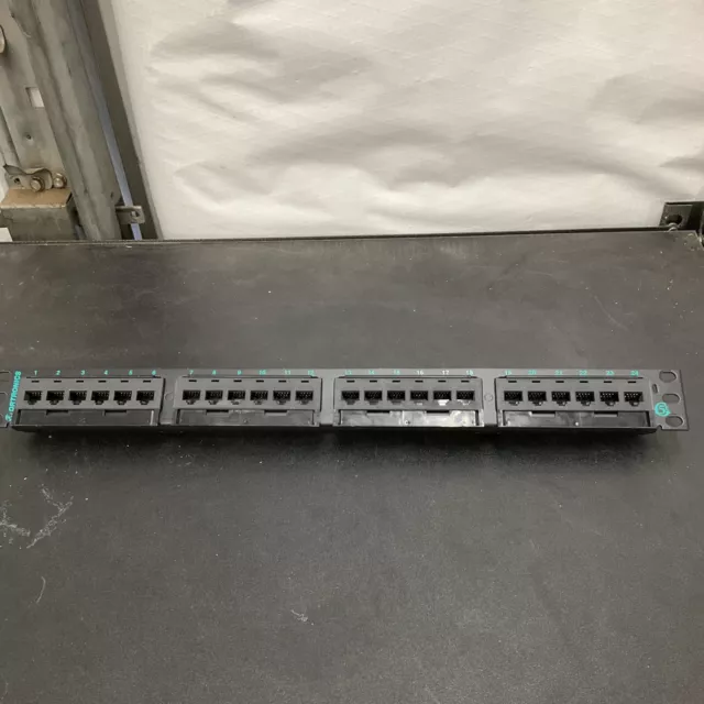 Ortronics OR-PHD5E6U24 24 Port CAT5E Patch Panel Clarity Rack Mount