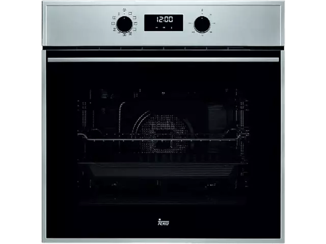 Horno - Teka  HSB 625 P, Multifunción, Pirolítico, 70 l, 60 cm, Negro y Plata