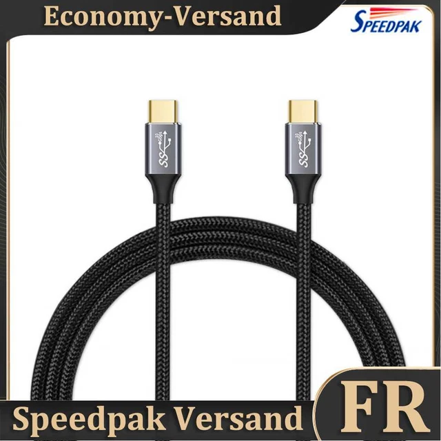 Type C 3.1 Gen2 PD Fast Charger Cable 10Gbps Data Cord for Switch (1m) Hot