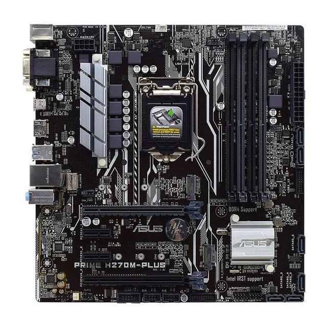 ASUS PRIME H270- Plus MATX Motherboard I7-7700 CPU $159.89
