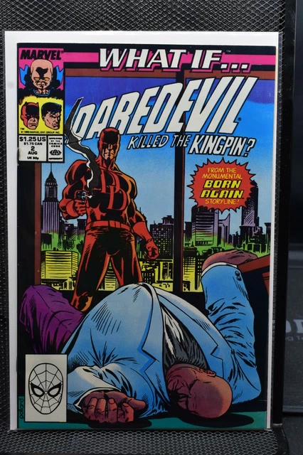 What If #2 Daredevil Killed the Kingpin Marvel 1989 Born Again Punisher App 9.0