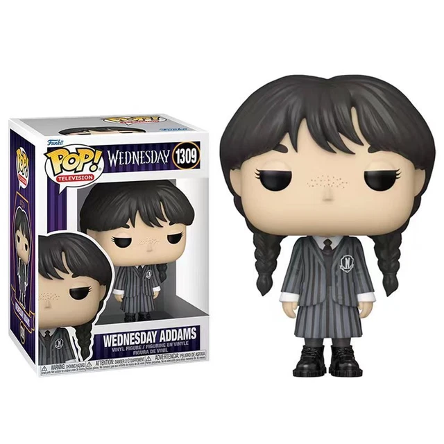 Figurine POP Addams Family WEDNESDAY ADDAMS 1309# Figure New With Protector
