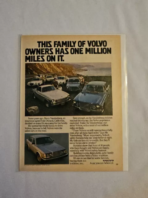 1979, Volvo Proof Print Ad, 8x10, (MH925)