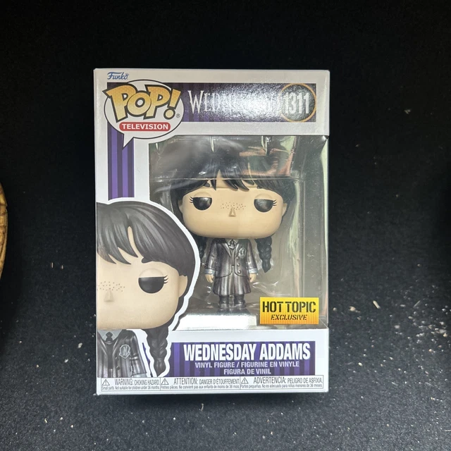 Funko Pop! Television 1311 Netflix Wednesday Addams Metallic Hot Topic Exclusive