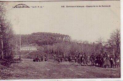 CPA 61 ORNE Environs d' ALENCON - Le Champ de Tir de RADON - Militaires 1905