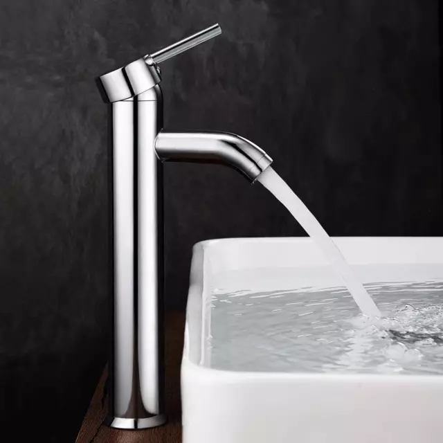 GAVAER Robinet avec Haut Robinet pour Lavabo ou Vasque de Salle Bain Chaude e...