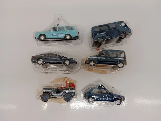 Coffret 5 Voitures Miniatures Norev - Véhicules De Secours (Police, Pompier) à L'Échelle 3 Inches (~8 Cm) - Compatible Avec Certaines Marques - 10