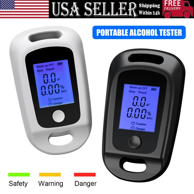 Analizador de aliento portátil probador de alcohol analizador digital de aliento detector de alcohol EE. UU.