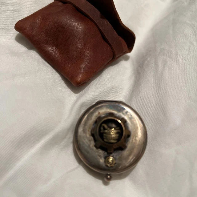 Estuche de píldoras antiguo Sterlingia Tiffany