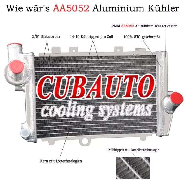 Aluminium Kühler Für BMW K1 K75 K100RS K100LT K100RT K1100RS K1100LT 1984-97 94