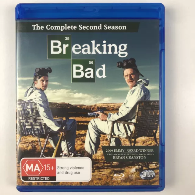BREAKING BAD SEASON 2 Second Series Blu-Ray Bryan Cranston Region
