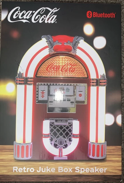 COCA COLA JUKEBOX CD/Radio/Casette Player. Vintage styled
