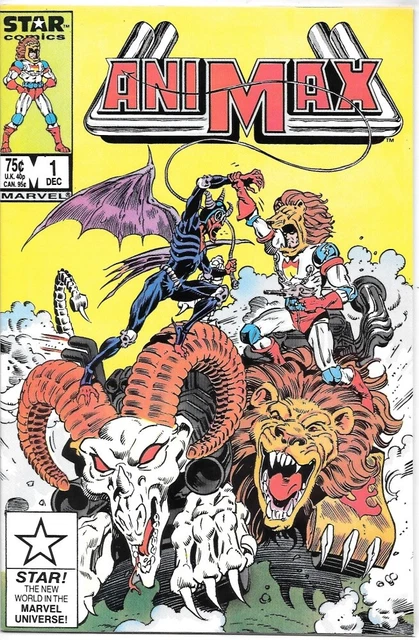 Animax Comic Book #1 Marvel Star Comics 1986 VERY FINE+ NEW UNREAD