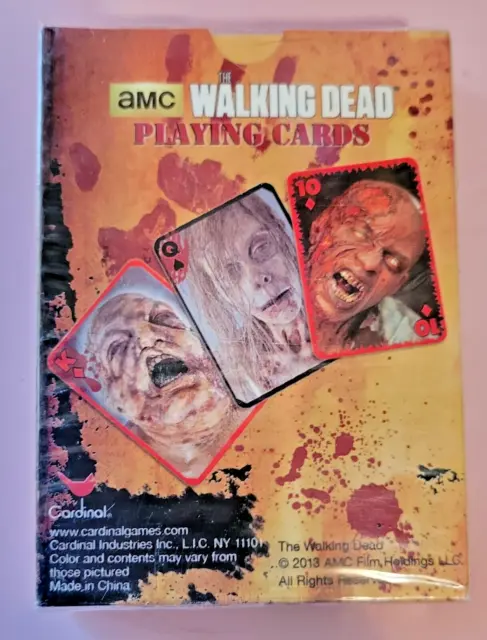 The Walking Dead Playing Cards 2013 *Brand New Sealed* TWD AMC cards Poker games