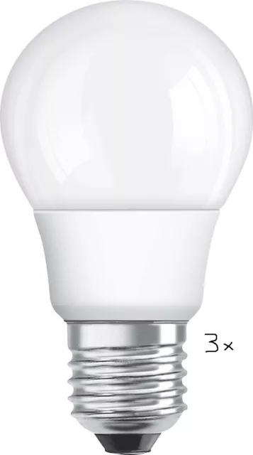 3x OSRAM LED PARATHOM CLASSIC A 40 ADV 6 W/840 470lm 4000K E27 FR