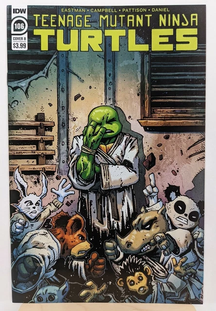 TEENAGE MUTANT NINJA TURTLES #106 Eastman Cover B NM IDW 2011 TMNT