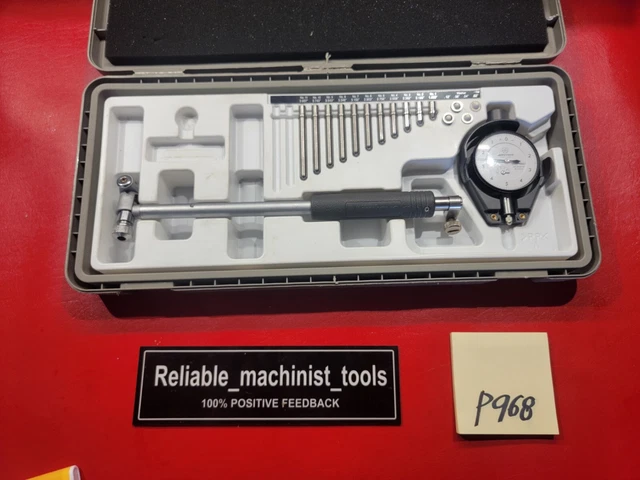 MITUTOYO  dial Bore gage Hole Inside 2-4in  No.511-733 .0001 Grad (p968)