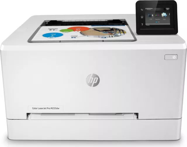 HP Color LaserJet Pro M255dw Farblaserdrucker WLAN, LAN, Duplex Airprint weiß b