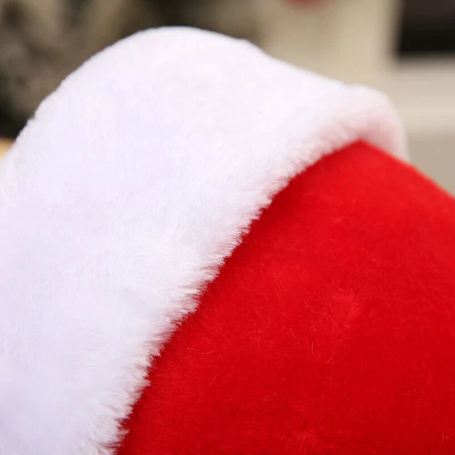 CHRISTMAS PARTY FAVORS Santa Claus Hat for Kids Thickened Highgrade £7