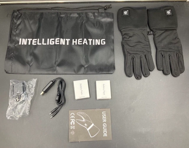 Heated Glove Liners Rechargeable Gloves XXL - Electric Battery Heated Gloves