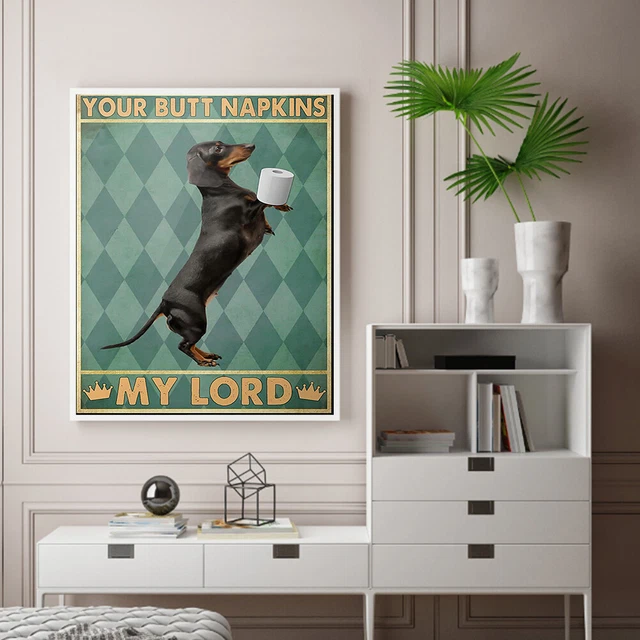 Kit de pintura al óleo de cartel de animales vintage por números hágalo usted mismo pintura sobre lienzo sin marco