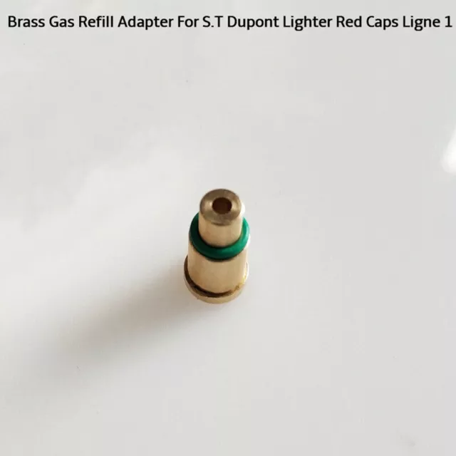 1Pc Messing Gas Befüll Adapter für S.T Dupont Feuerzeuge Rot Caps Ligne 1 ED