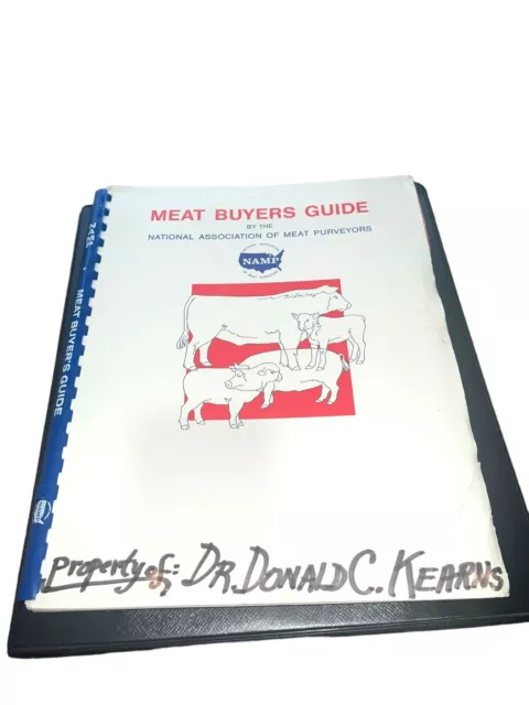 Vintage National Livestock & Meat Board Retail Cuts Of Meats 1977 Buyers Guide