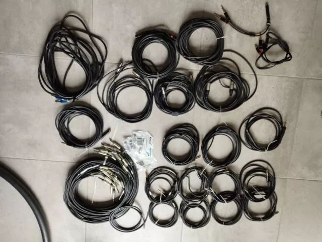 Klinkenkabel 6,3mm, Patchkabel, XLR-Kabel, Instrumentenkabel, etc.