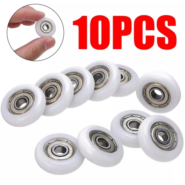 Nuovissimo rullo di rinvio porta parti 10 pz 19/23/25 mm ricambio diametro ruota