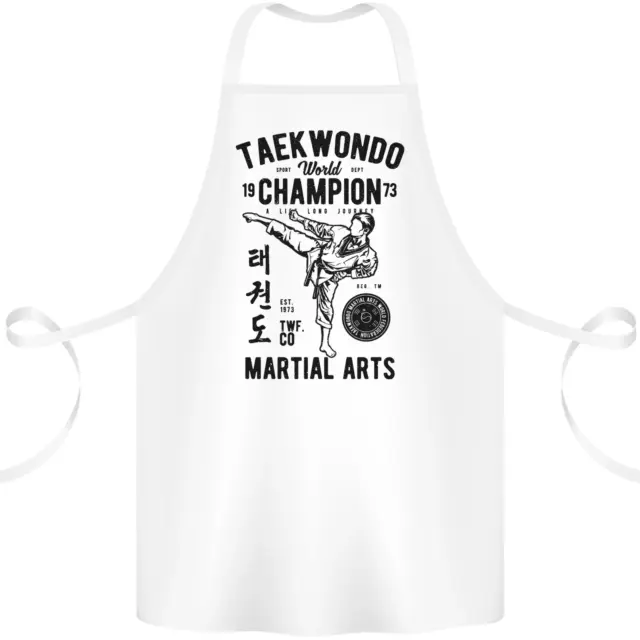Taekwondo World Champion Martial Arts MMA Cotton Apron 100% Organic