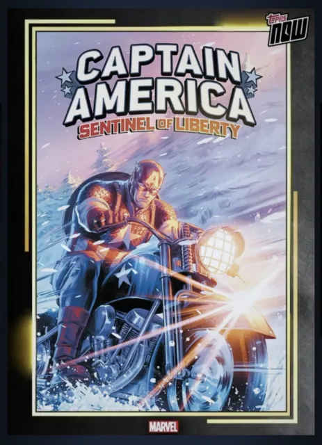 Topps Marvel Collect 2022 Now Gold SR CAPTAIN AMERICA SENTINEL OF LIBERTY #2