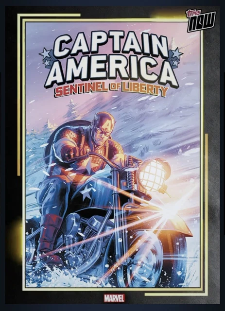 Topps Marvel Collect 2022 Now Gold SR CAPTAIN AMERICA SENTINEL OF LIBERTY #2