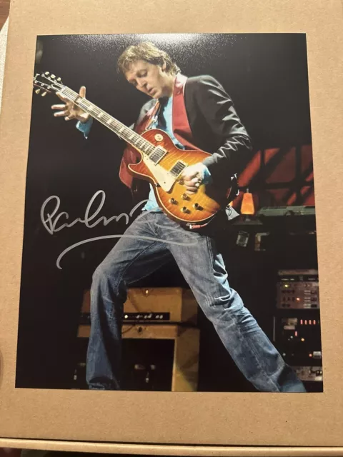 Paul McCartney autographed 8x10 photo w/ COA