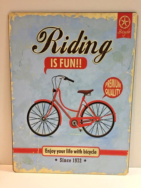 Plaque Métal Vintage Vélos Peugeot Paris - 20x30cm - Reproduction
