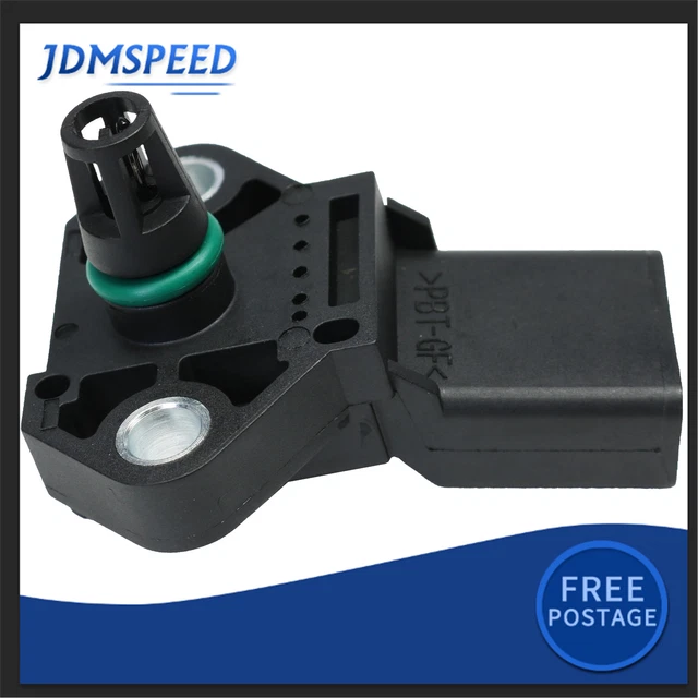 16040609 16006836 2Bar MAP Sensor - SINOCMP 12247571 16009886 2 Bar MAP Sensor Turbo Boost for Opel Renault Volvo with Plug Connector Pigtail