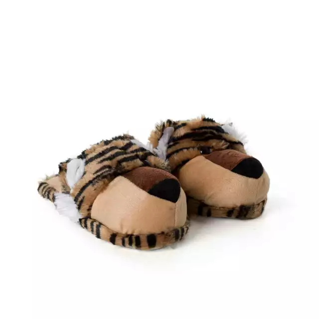 Haus-schuhe Plüsch-tier lustige Tiger Löwe Pantoffeln kuschelig von funslippers