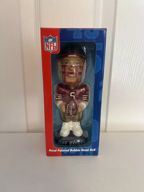 NFL 49ers Genuine Hand Painted Bobble Head Jeff Garcia Football Collectible