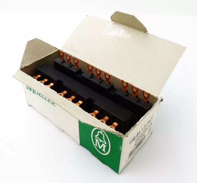 10x Klöckner-Moeller B3.1/3-PKZO three-phase rail block - unused/ORIGINAL PACKAGING -