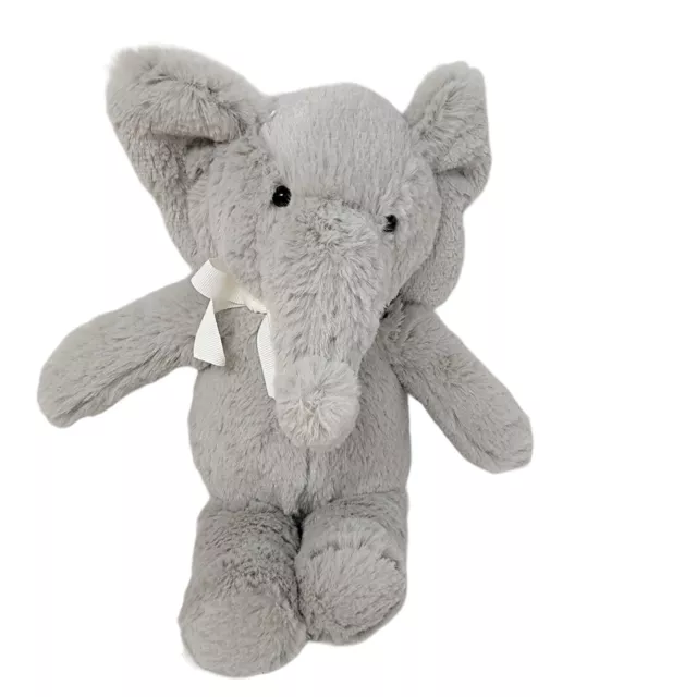 Pottery Barn Kids PBK Elephant Plush Stuffed Animal Lovey 11" Gray 2019